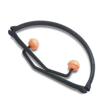 Howard Leight PerCap is a semi-aural banded earplug with the only folding band design for convenient pocket storage. PerCap's soft polyurethane ear pods seal the opening of the ear canal instead of being inserted into it. PerCap offers users flexibility in wear as a three-position banded hearing pro