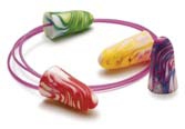 Earplugs can be either temporary or reusable. Photo Credit: MOLDEX-METRIC