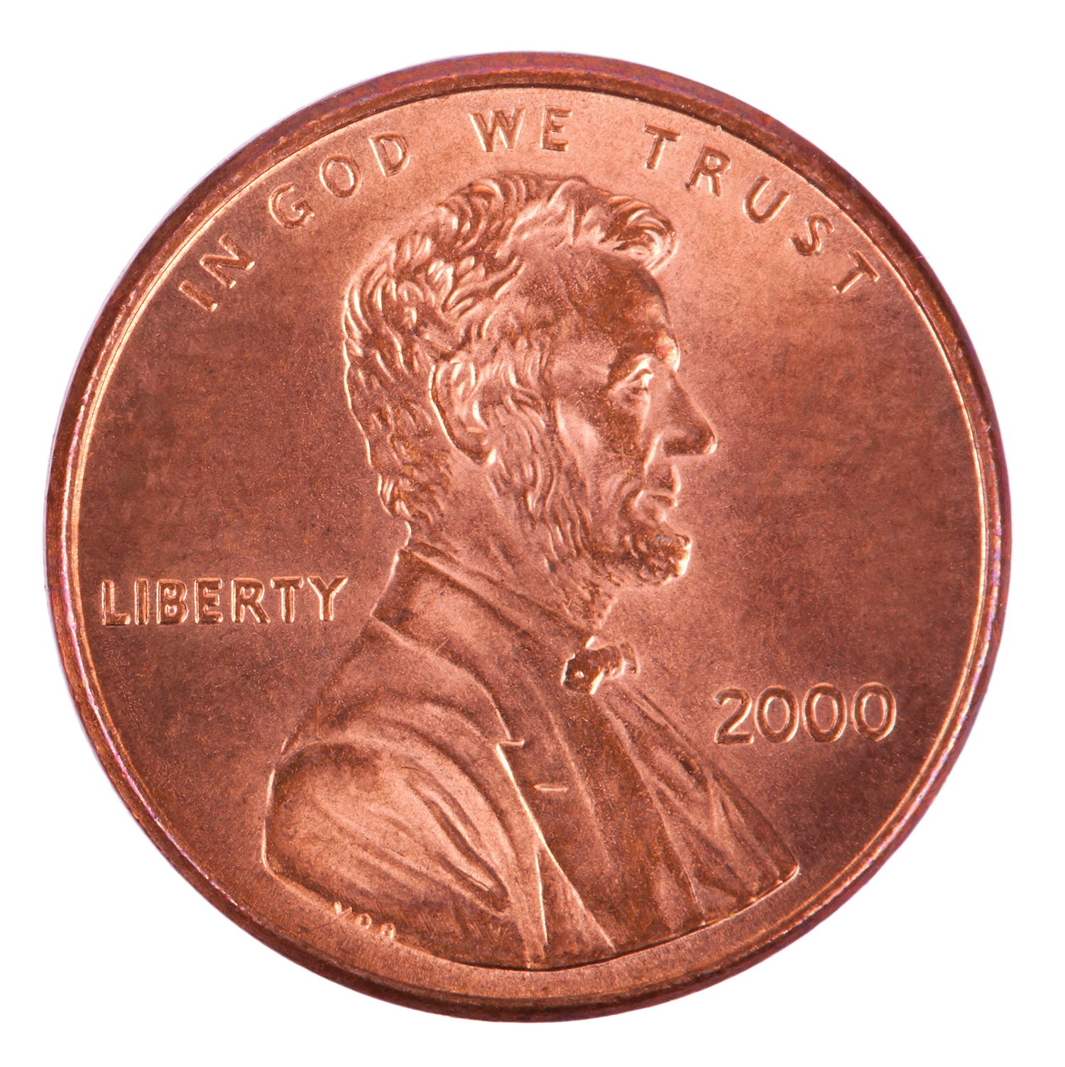 Isolated Penny – Heads Frontal