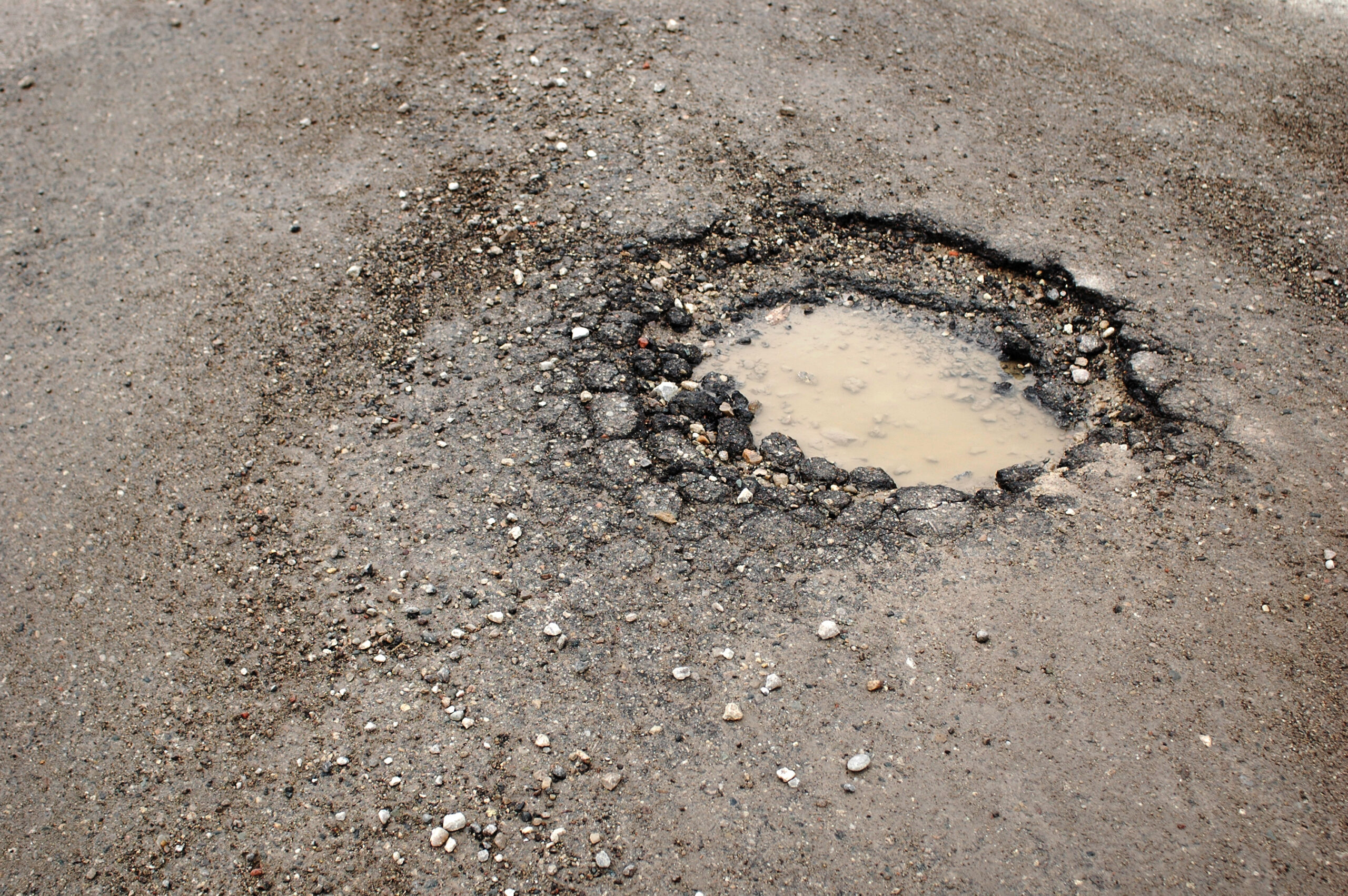 Pothole in Asphalt